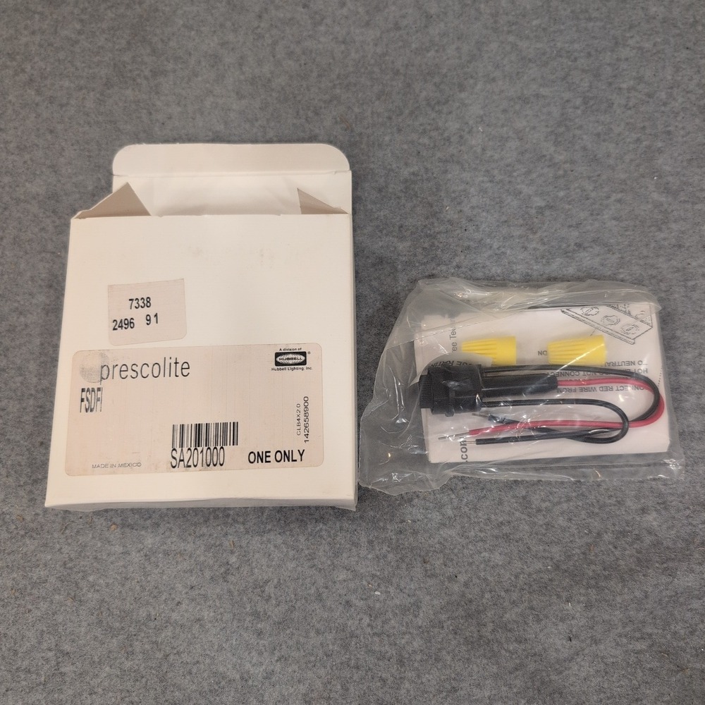Lot of 6 Prescolite FSDFI Thermal Protector Fuse Holder Kit Buss 300V GMF 5 Fuse - Picture 2 of 4
